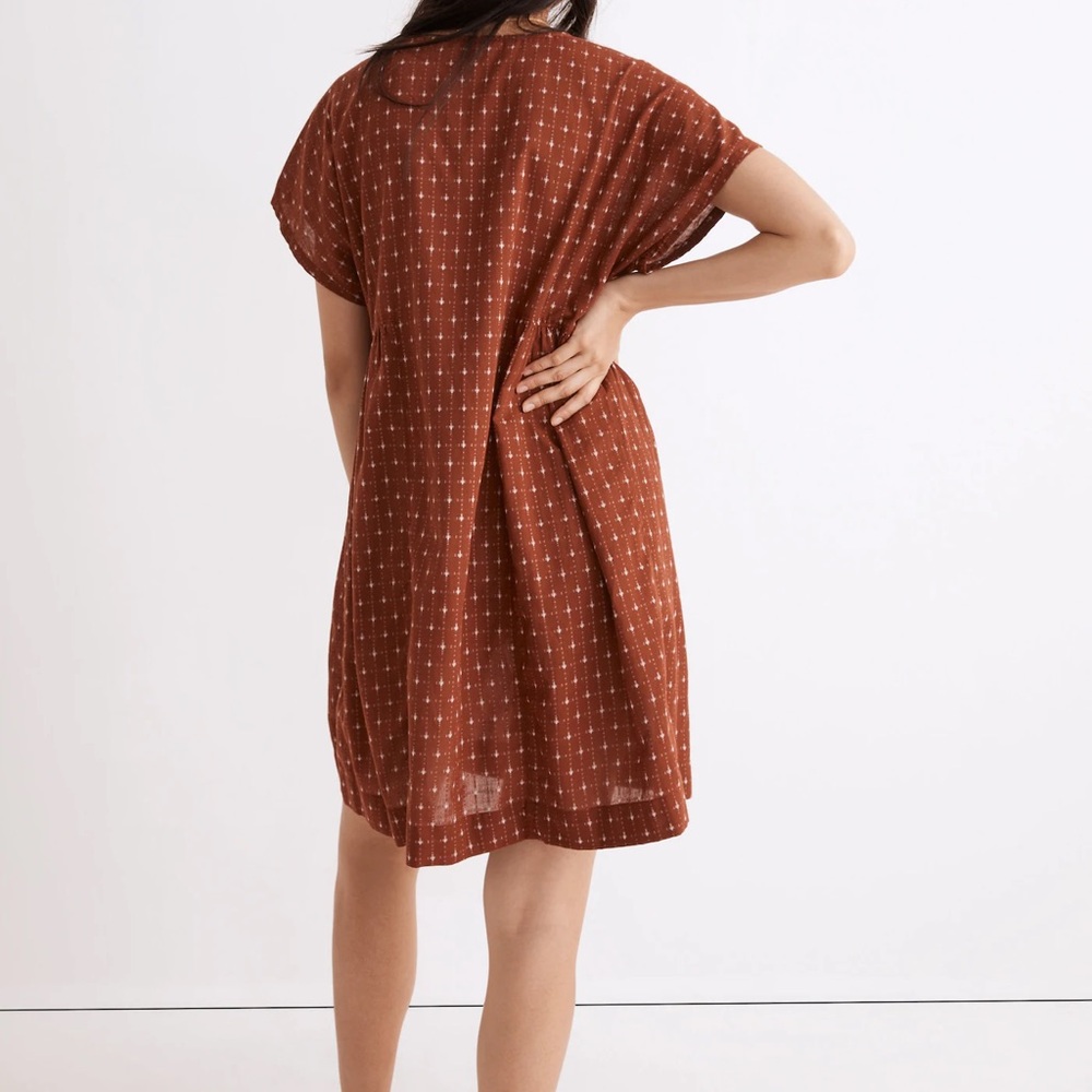 Madewell Jacquard Dolman-Sleeve Mini Dress - Picture 2 of 8